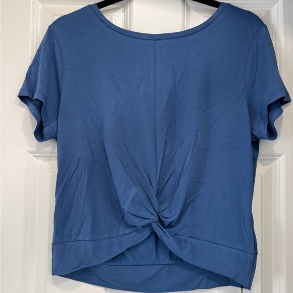 Zyia Blue Women's Knotted Top - Picture 4 of 6